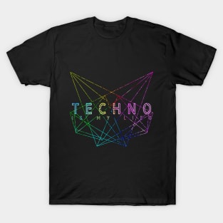 Techno EDM Music Laser Dance T-Shirt